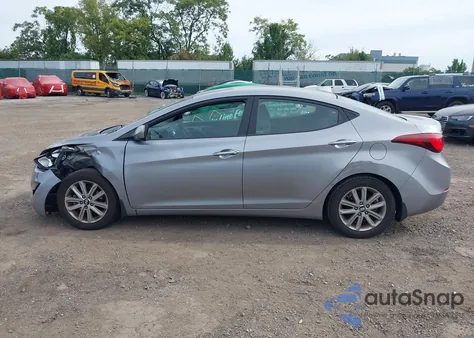 2016 Hyundai Elantra Se from USA, damaged, VIN 5NPDH4AE4GH660132